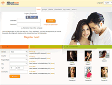 Tablet Screenshot of demo8.aspnetdating.com